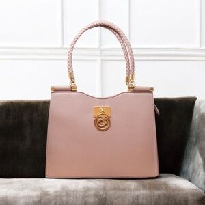 Bebe 'Kate' Lush Shopper Tote - Blush Pink